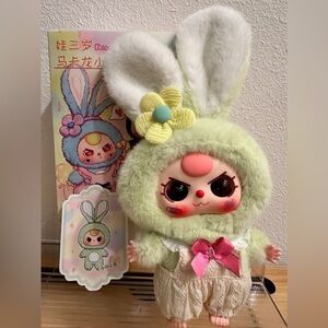 Baby Three Macaron ‘Rabit Series’ Pendant Plush - Green